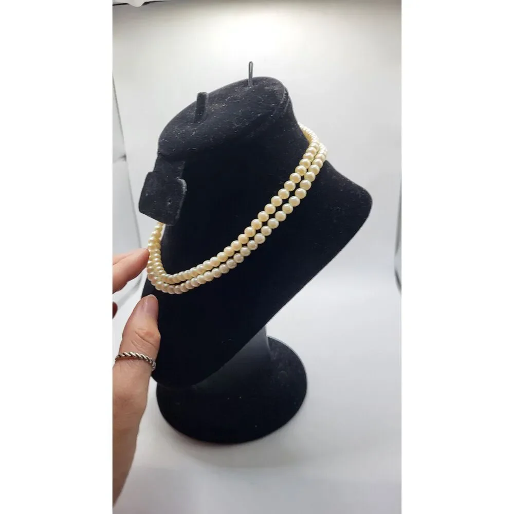 Vintage 1928 Brand Extra Long Strand of Faux Pearls 32 in